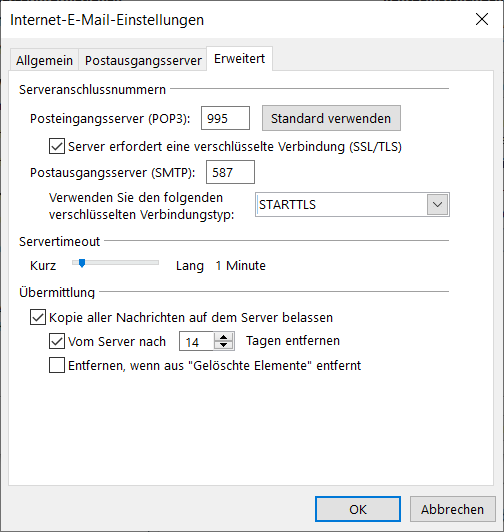 Outlook konfigurieren 5